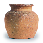 Iga ware: small jar.