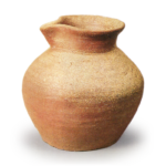 Bizen ware: small beaked jar.