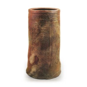 Bizen ware: flower pot.