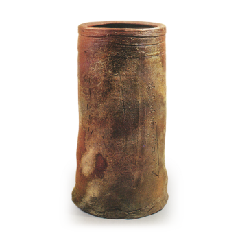 Bizen ware: flower pot.