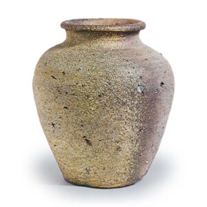 Bizen ware: jar.