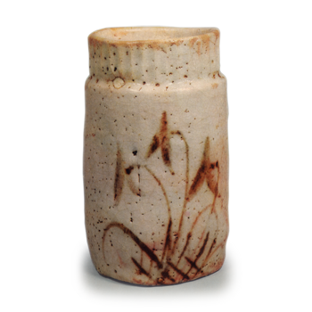 Shino flower pot of tabimakura type