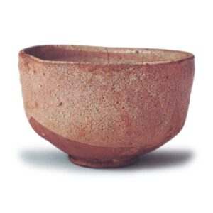 Red Shino tea bowl