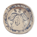 Shino bowl with paulownia design