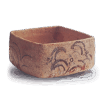 Shino mukōzuke bowl with autumn grass design