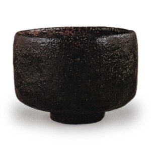 Chōjirō: tea bowl, known as "Kitano-guro", Black Raku