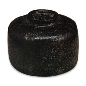 Chōjirō: tea bowl, known as "Kitano-guro", Black Raku