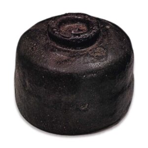 Chōjirō: tea bowl, known as "Tõkabo", Black Raku