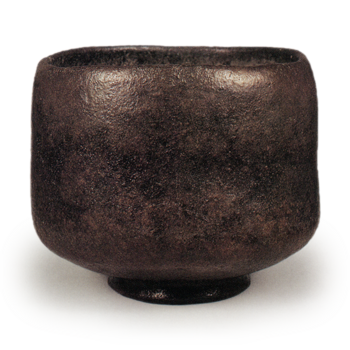 Chōjirō: tea bowl, known as "Kaburo", Black Raku