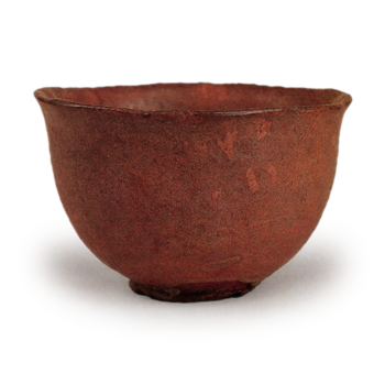 Chōjirō: tea bowl, known as "Dōjōji", Red Raku