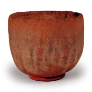 Chōjiro: tea bowl, known as "Shira-sagi", Red Raku