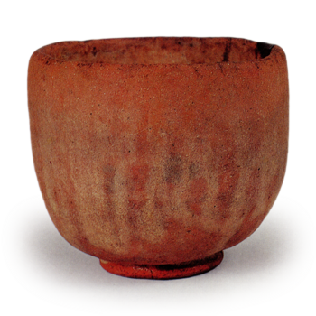 Chōjiro: tea bowl, known as "Shira-sagi", Red Raku