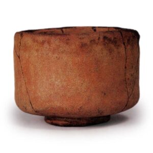 Chōjirō: tea bowl, known as "Tsutsumi-gaki", Red Raku