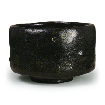 Chojiro: tea bowl, Black Raku