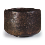 Chōjiro: tea bowl, known as "Honkakubo", Black Raku