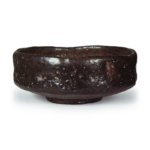 Chōjirō: shallow tea bowl, known as "Oki-no-shima", Black Raku