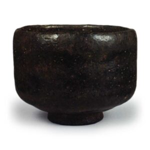 Chōjirō: tea bowl, known as "Jirōbō", Black Raku