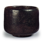 Chōjiro: tea bowl, known as "Sangoku-ichi", Black Raku