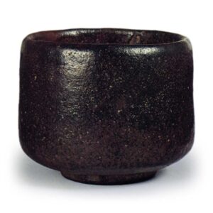 Chōjiro: tea bowl, known as "Sangoku-ichi", Black Raku