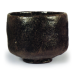 Raku II: tea bowl, known as "Shiba-guri", Black Raku