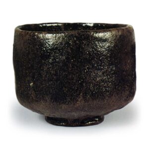 Raku II: tea bowl, known as "Shiba-guri", Black Raku