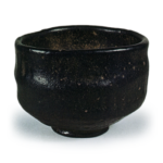 Jōkei: tea bowl, known as "Sumi-yaki", Black Raku