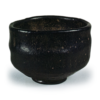 Jōkei: tea bowl, known as "Sumi-yaki", Black Raku