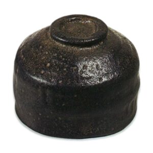 Jōkei: tea bowl, known as "Sumi-yaki", Black Raku