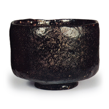 Raku II: tea bowl, known as "Kōri-mochi", Black Raku