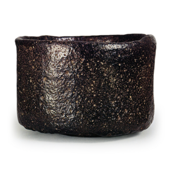 Chōjirō: tea bowl, known as "Kare-daru", Black Raku