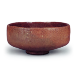 Chōjirō: shallow tea bowl, Red Raku