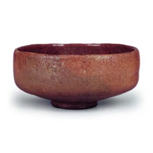 Chōjirō: shallow tea bowl, Red Raku