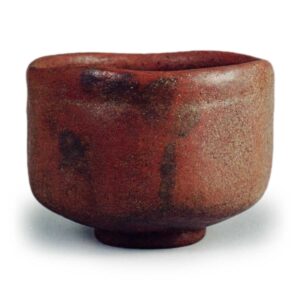 Chōjirō: tea bowl, known as "Kara-hana", Red Raku