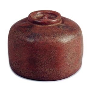 Chōjirō: tea bowl, known as "Kara-hana", Red Raku