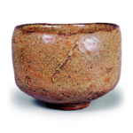 Attibuted to Jōkei: tea bowl, known as "Kote-maki", Red Raku
