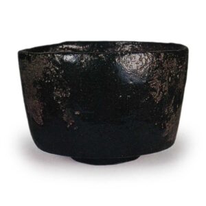 Kõetsu: tea bowl, known as "Shichiri", Black Raku