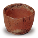 Kõetsu: tea bowl of Kaga Kõetsu type, Red Raku