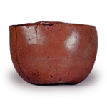Kõetsu: tea bowl, known as "Otogoze", Red Raku