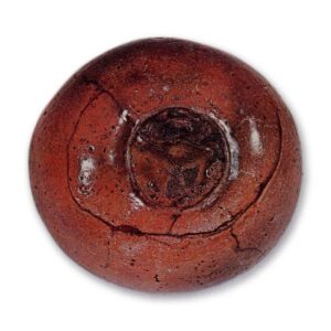 Kõetsu: tea bowl, known as "Otogoze", Red Raku