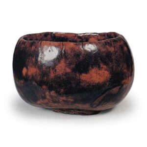 Köetsu: tea bowl, known as "Kami-ya", amber glaze