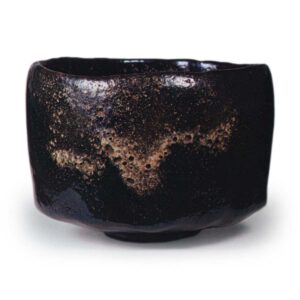 Köetsu: tea bowl, known as "Azuma", Black Raku