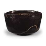 Köetsu: tea bowl, known as "Rakuten", Black Raku