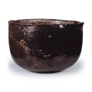 Köetsu: tea bowl, known as "Hompōji", Black Raku