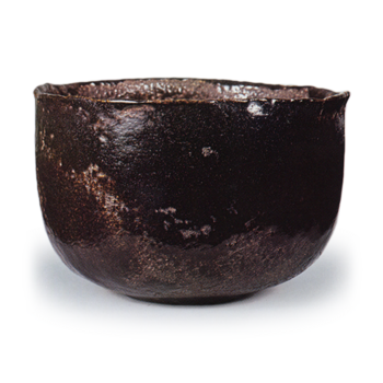 Köetsu: tea bowl, known as "Hompōji", Black Raku