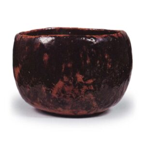 Köetsu: tea bowl, known as "Onjo", Black Raku