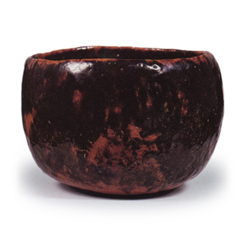 Köetsu: tea bowl, known as "Onjo", Black Raku