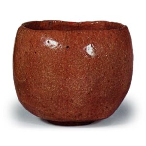 Köetsu: tea bowl, known as "Juo", Red Raku