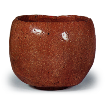 Köetsu: tea bowl, known as "Juo", Red Raku