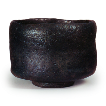 Chōjirō: tea bowl, known as "Omokage", Black Raku