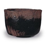 Kõetsu: tea bowl, known as "Amagumo", Black Raku